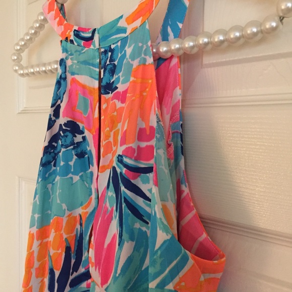 NWT 6 Lilly Pulitzer Edona Shorts Romper Goombay - Picture 3 of 7